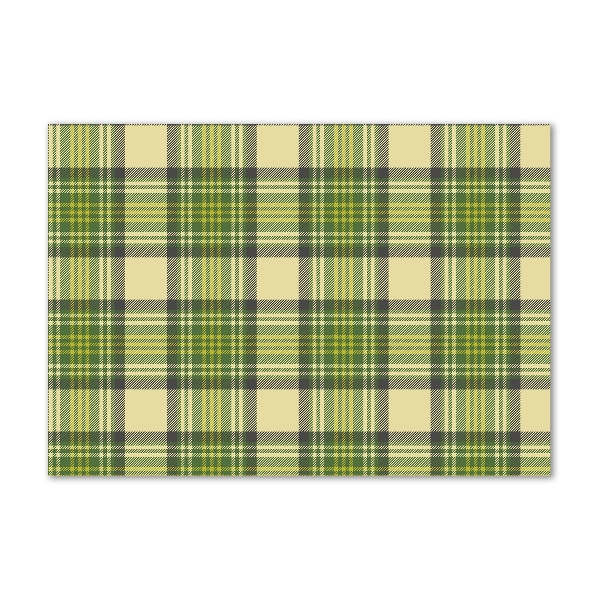 Foto-obraz szkło hartowane Zielona krata