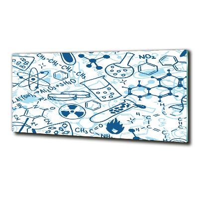 Schilderij op glas Chemische achtergrond