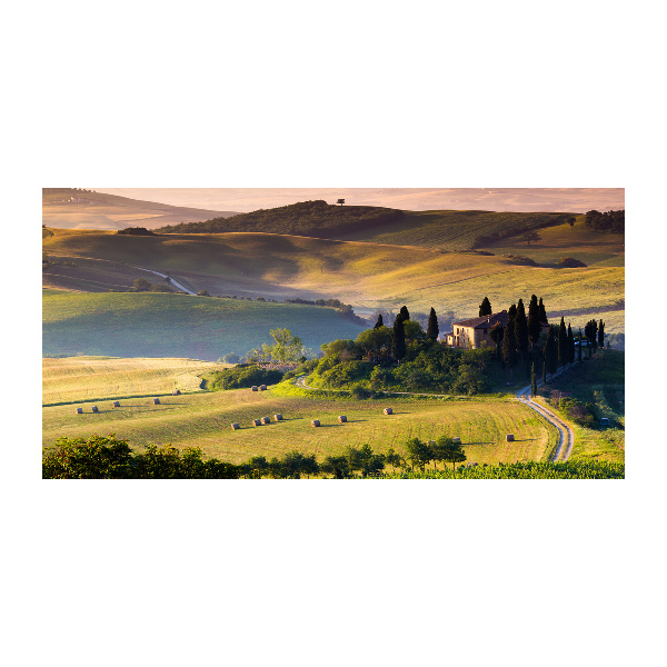 Schilderij op glas Toscane, Italië