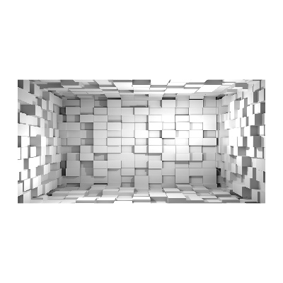 Schilderij op glas Kubussen