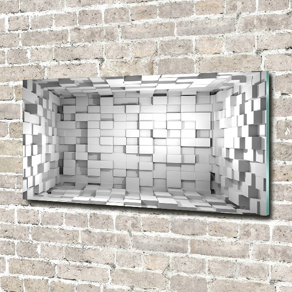 Schilderij op glas Kubussen