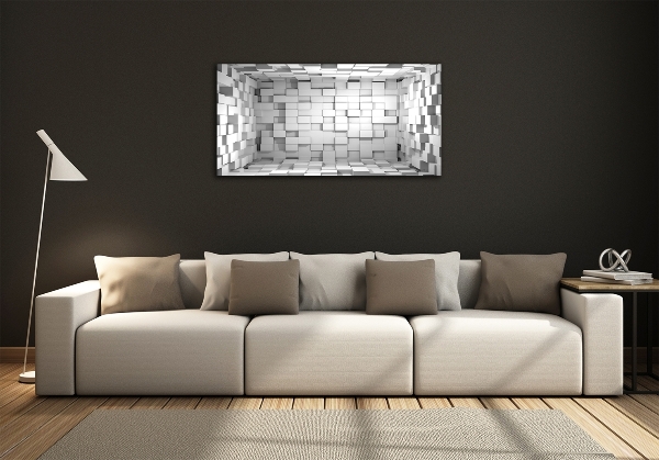 Schilderij op glas Kubussen