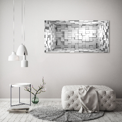 Schilderij op glas Kubussen