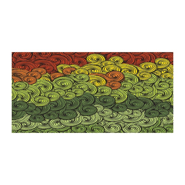 Foto-obraz szkło hartowane Kolorowe fale