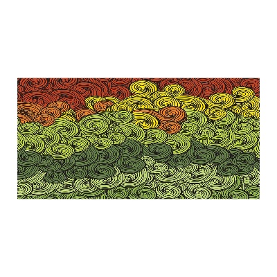 Foto-obraz szkło hartowane Kolorowe fale