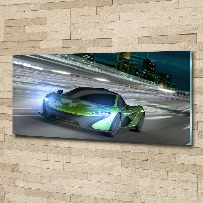 Glazen schilderij Racer