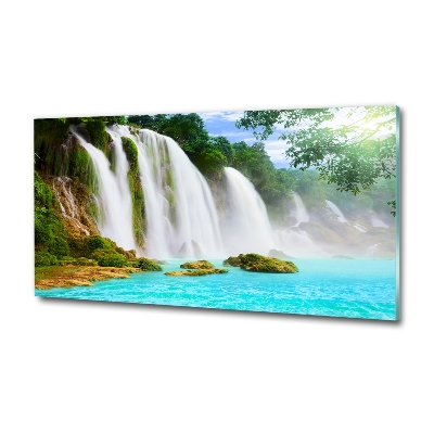 Glazen schilderij Waterval