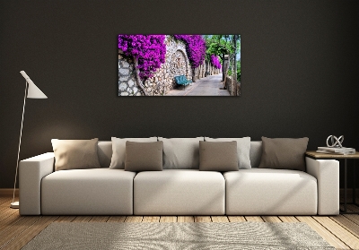 Schilderij op glas Charmante straatjes