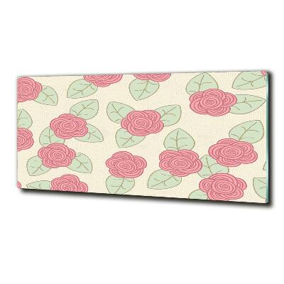 Foto obraz zdjęcie szkło hartowane Róże