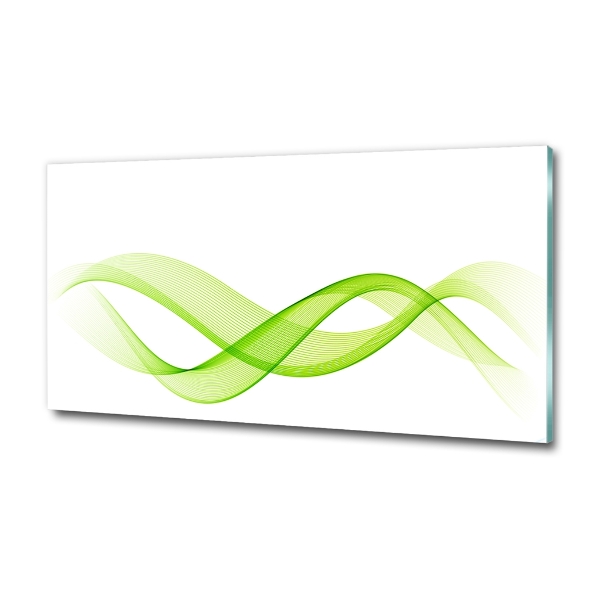 Schilderij op glas Kleurrijke golven