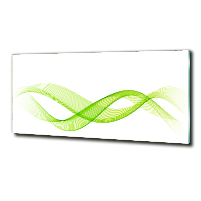 Schilderij op glas Kleurrijke golven