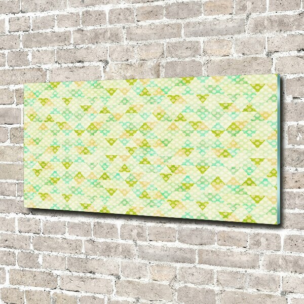 Glazen schilderij Geometrische achtergrond