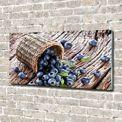 Schilderij op glas Bessen in een mand