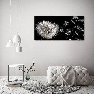 Glazen schilderij Paardebloem