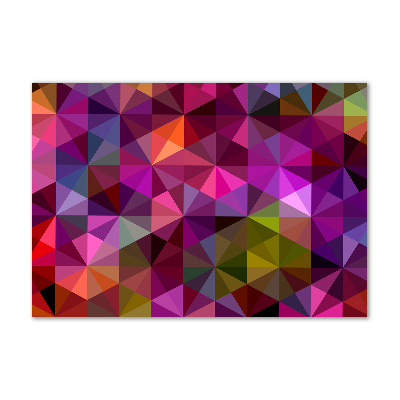 Foto schilderij op glas Abstracte golven