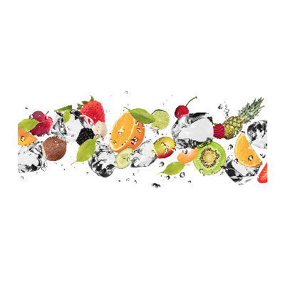 Foto schilderij op glas Fruit en water