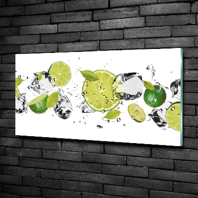 Glazen schilderij Kalk en water