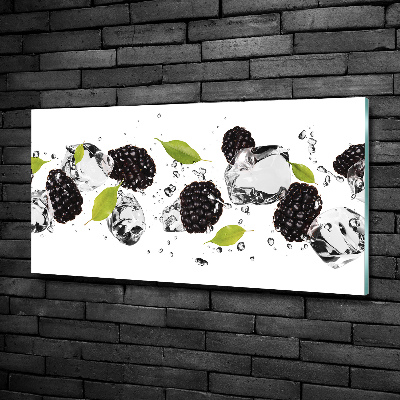 Foto-obraz szklany Czereśnie i woda