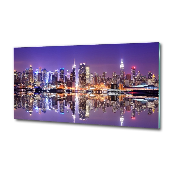 Schilderij op glas Manhattan, New York