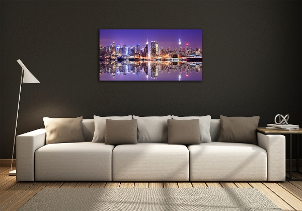 Schilderij op glas Manhattan, New York