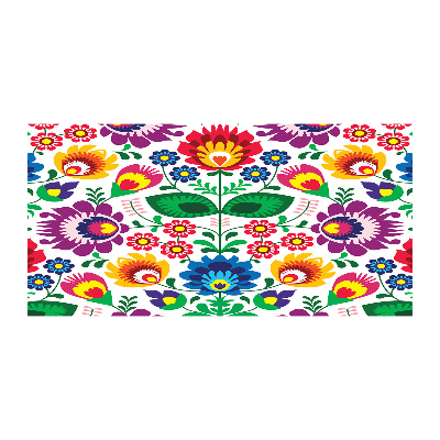 Foto schilderij op glas Etnisch patroon