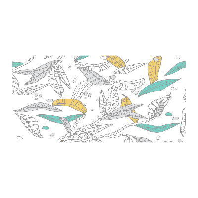 Foto schilderij op glas Kleurrijke bladeren