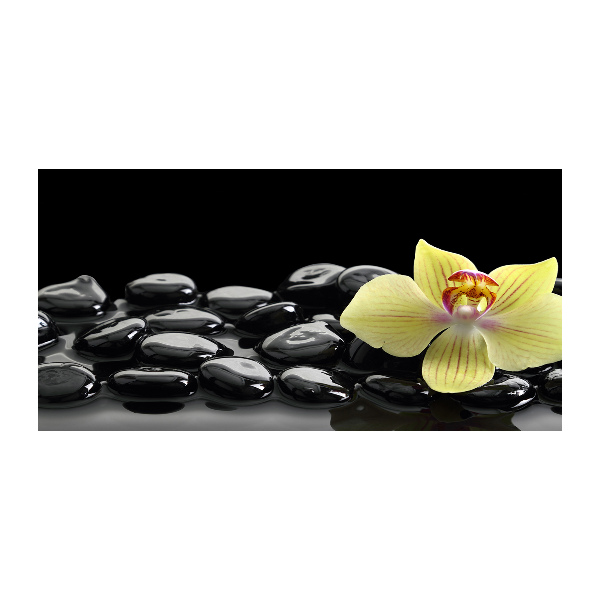 Foto schilderij op glas Orchidee