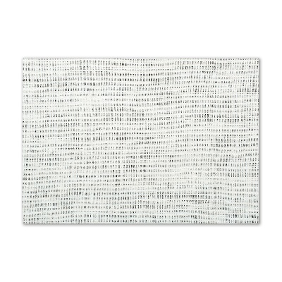 Glazen schilderij Wit linnen canvas