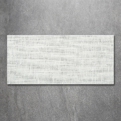 Glazen schilderij Wit linnen canvas