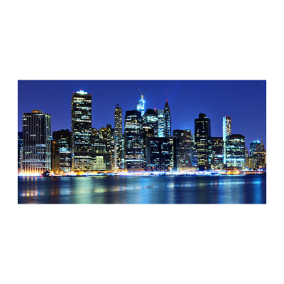 Schilderij glas Manhattan, New York