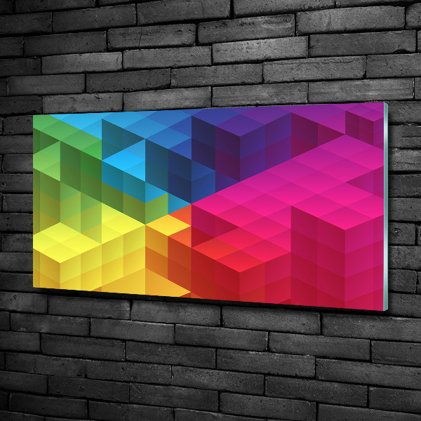 Glazen schilderij Geometrische achtergrond