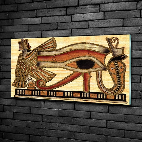 Schilderij glas Egyptisch oog