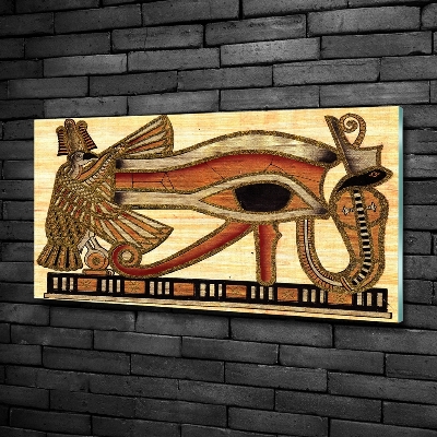 Schilderij glas Egyptisch oog