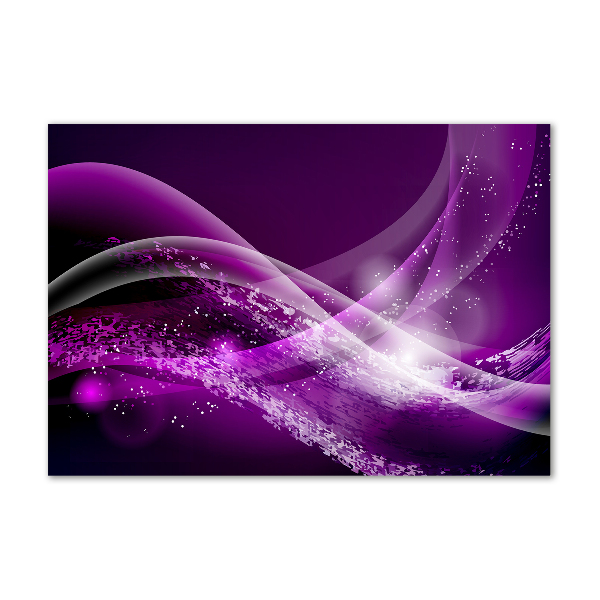 Foto schilderij op glas Abstracte golf