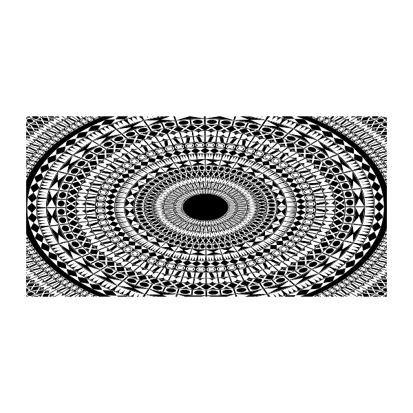 Fotoobraz na ścianę szklany Ornamenty okrąg