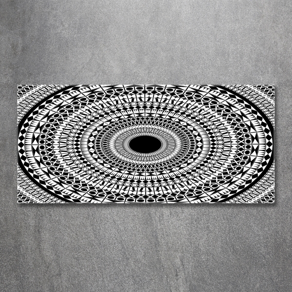 Fotoobraz na ścianę szklany Ornamenty okrąg