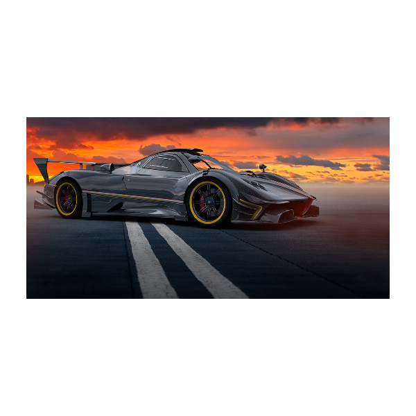 Foto obraz szkło hartowane Wyścigówka