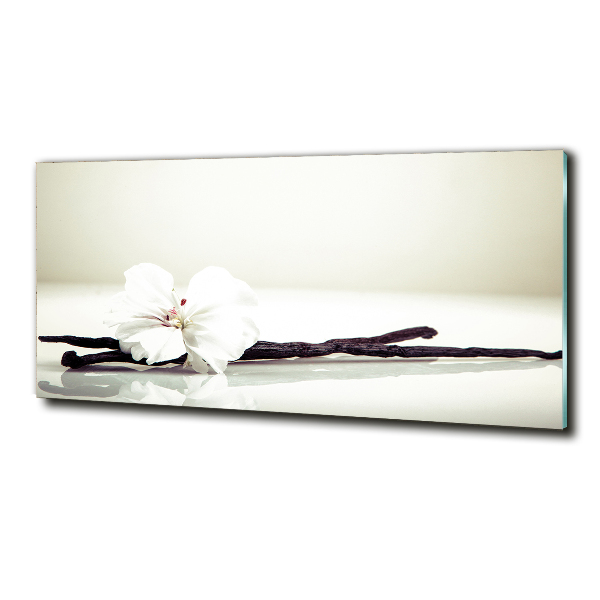 Foto schilderij op glas Vanillestokje