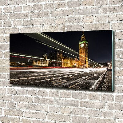 Schilderij glas Big Ben Londen