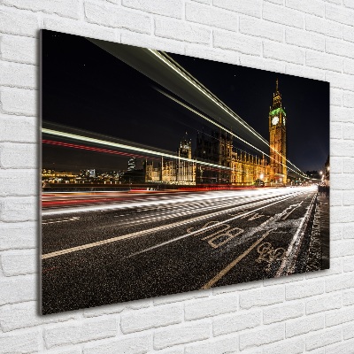 Schilderij glas Big Ben Londen