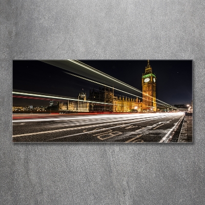 Schilderij glas Big Ben Londen