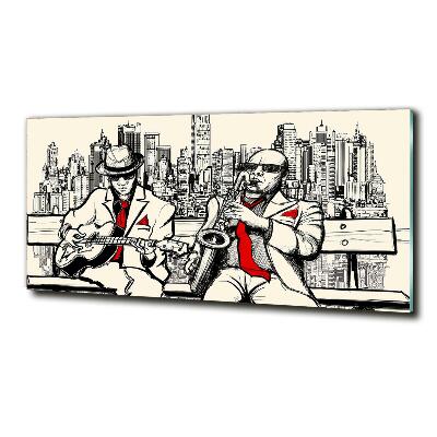 Foto obraz szkło hartowane Nowy Jork Jazz