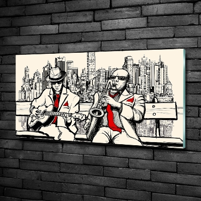Foto obraz szkło hartowane Nowy Jork Jazz