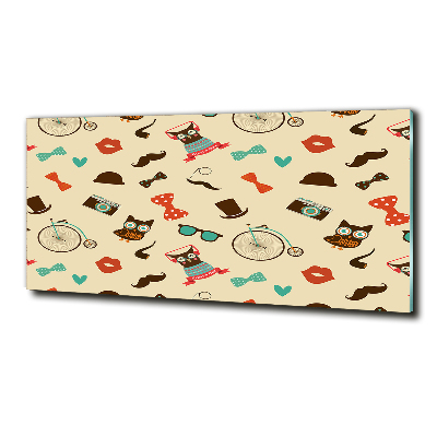 Schilderij op glas Hipsteruilen