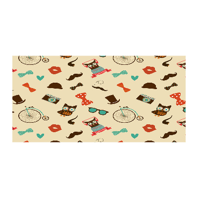 Schilderij op glas Hipsteruilen