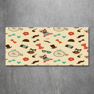 Schilderij op glas Hipsteruilen