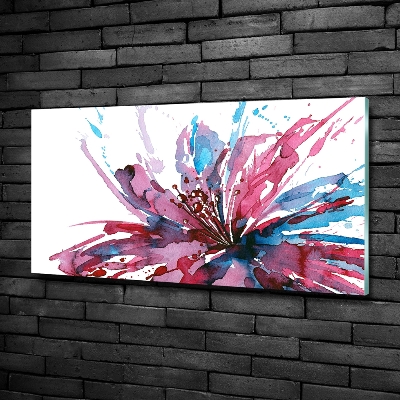 Foto-obraz szklany Abstrakcyjny kwiat