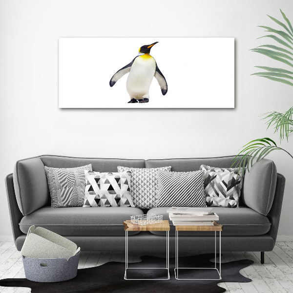 Schilderij glas Pinguïn