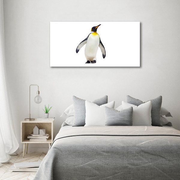 Schilderij glas Pinguïn