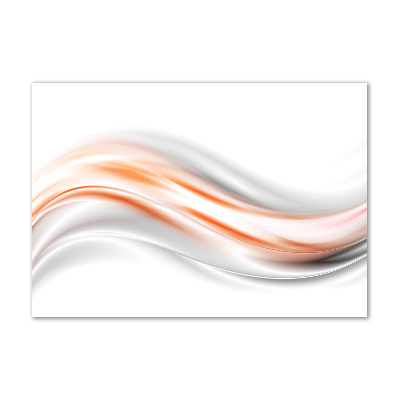 Schilderij glas Abstracte golven